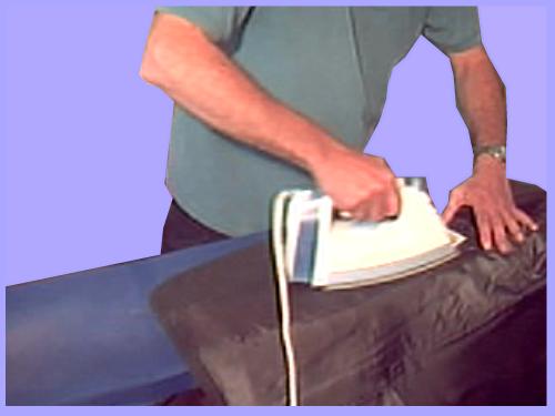 ironing a jacket body 6