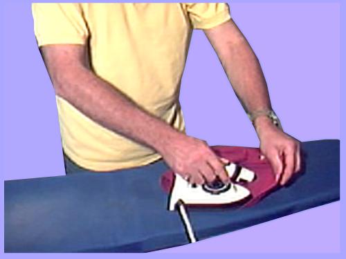 ironing a t'shirt collar 2
