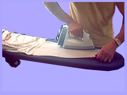 ironing a sleeve 5